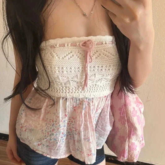 Knit Babydoll Top